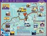 awesome Los Angeles Map Tourist Attractions | Travel in 2019 | Map ...