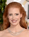 Jessica Chastain at 71st Annual Golden Globe Awards in Beverly Hills ...