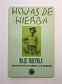Hojas de hierba by Walt Whitman: Excelente Encuadernación de tapa ...