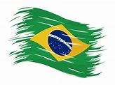 bandeira do brasil pintada 4220959 Vetor no Vecteezy