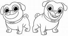 Imagens do "The Puppy Dog Pals" para imprimir e colorir - Educação Online