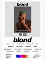 "Frank Ocean Blonde Album - Tracklist" Photographic Print by ...
