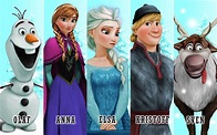 Frozen Characters: All List and Cast | LovelyCharacters.com