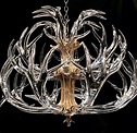 Crystal Antler Chandelier - Gold Mountain Gallery