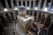 Pictures of Christ's tomb restored at the Church of the Holy Sepulchre ...
