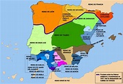The Taifa Kingdoms 1031 AD | Spain history, Map of spain, Ap world history