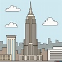 How to Draw the Empire State Building - Really Easy Drawing Tutorial