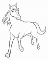 Coloring Pages Of Spirit The Horse - boringpop.com