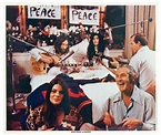 Hake's - “GIVE PEACE A CHANCE” POSTER WITH JOHN LENNON AND YOKO ONO.