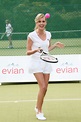 Pictures of Diana Vickers Getting a Tennis Lesson at Wimbledon From Pat ...