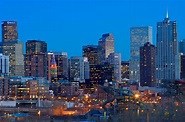 Images of Denver's Skyline at Night and Day - Urban Splatter