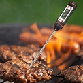 Instant Read Meat Thermometer with Long Probe Digital Food Cooking ...