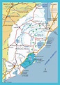 Mapa de Rocha con rutas y ciudades