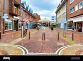 Fußgängerzone in der Innenstadt von Wilhelmshaven, Deutschland ...