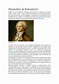 Maximilien de Robespierre - Maximilien de Robespierre Político de la ...