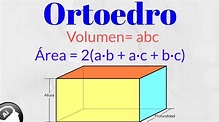 Area y volumen de un ortoedro - YouTube