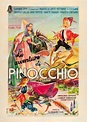 The Adventures Of Pinocchio 1947 Vintage Movie Poster Reprint
