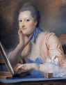 Madame de La Poupliniere - Maurice Quentin de La Tour - WikiArt.org ...