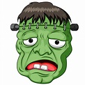 Premium Vector | Frankenstein head cartoon