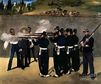 The Execution Of The Emperor Maximilian Painting by Edouard Manet