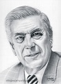 Vargas Llosa - Colección retratos a lápiz - Año 2012 | Male sketch ...