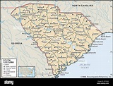 Carolina del sud mappa immagini e fotografie stock ad alta risoluzione ...