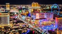 Las Vegas-aerial photo-Flamingo Hotel and Casino-Ferris Wheel-Nevada ...