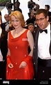 CANNES, FRANCE. May 19, 2002: Actress EMILY WATSON with actor ADAM ...