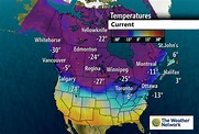 Weather Map Usa And Canada - United States Map