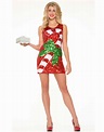 Sequin Womens Candy Cane Holiday Dress - Xs/S 721773736353 | eBay