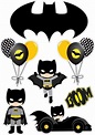 Topper de bolo Batman | Bolo de namorado, Bolo batman, Topper de bolo ...