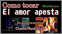 Como tocar el amor apesta Charlie Montana Guitarra - YouTube
