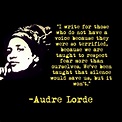 Inspirational Audre Lorde Poems - The Best Audre Lorde Quotes and ...