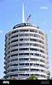 Capitol Tower, headquarters of Capitol Records, Hollywood, Los Angeles ...