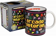 Pop Art Products Arcade Veteran Mug - Cool retro video game gamer gift ...