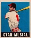 1948 STAN MUSIAL Leaf 4 Baseball Card Print Vintage | Etsy