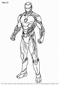 Learn How to Draw Iron Man from Avengers Endgame (Avengers: Endgame ...