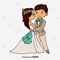 Married Couple Clipart Transparent PNG Hd, Newly Married Couple, Hand ...