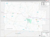 Coshocton County, OH Wall Map Premium Style by MarketMAPS - MapSales.com
