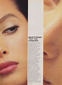 US Vogue October 1985 "Signals of Change: The Cosmetic Message" Model ...