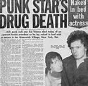 Living In The '80s Blog: Sid Vicious: PUNK STAR'S DRUG DEATH Feb 1979