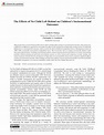 (PDF) The Effects of No Child Left Behind on Children’s Socioemotional ...