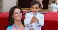 Rockwell Lloyd Liu Joins Mom Lucy Liu at Hollywood Walk Of Fame Ceremony