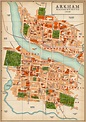 Arkham, Lovecraft Country | Картография, Ктулху, Карта города