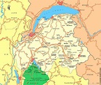 Carte de la Haute-Savoie - Haute-Savoie carte des villes, relief, tourisme