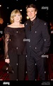 Actress Sarah Lancashire with her husband Peter Salmon arrive for a ...