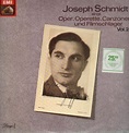 Singt Oper, Operette, Canzonen und Filmschlager Vol. 2 - Joseph Schmidt ...