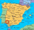 Seville in spain map - Sevilla espana map (Andalusia - Spain)