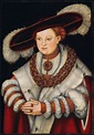 Portrait of Magdalena of Saxony, Wife of Elector Joachim II of Brandenburg Painting | Lucas ...