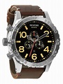 Lyst - Nixon Stainless Steel Chronograph Watch in Brown for Men